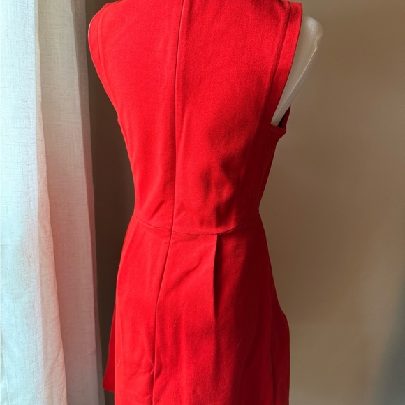 Madewell Red Sleeveless A-Line Cocktail Dress - Picture 2 of 4